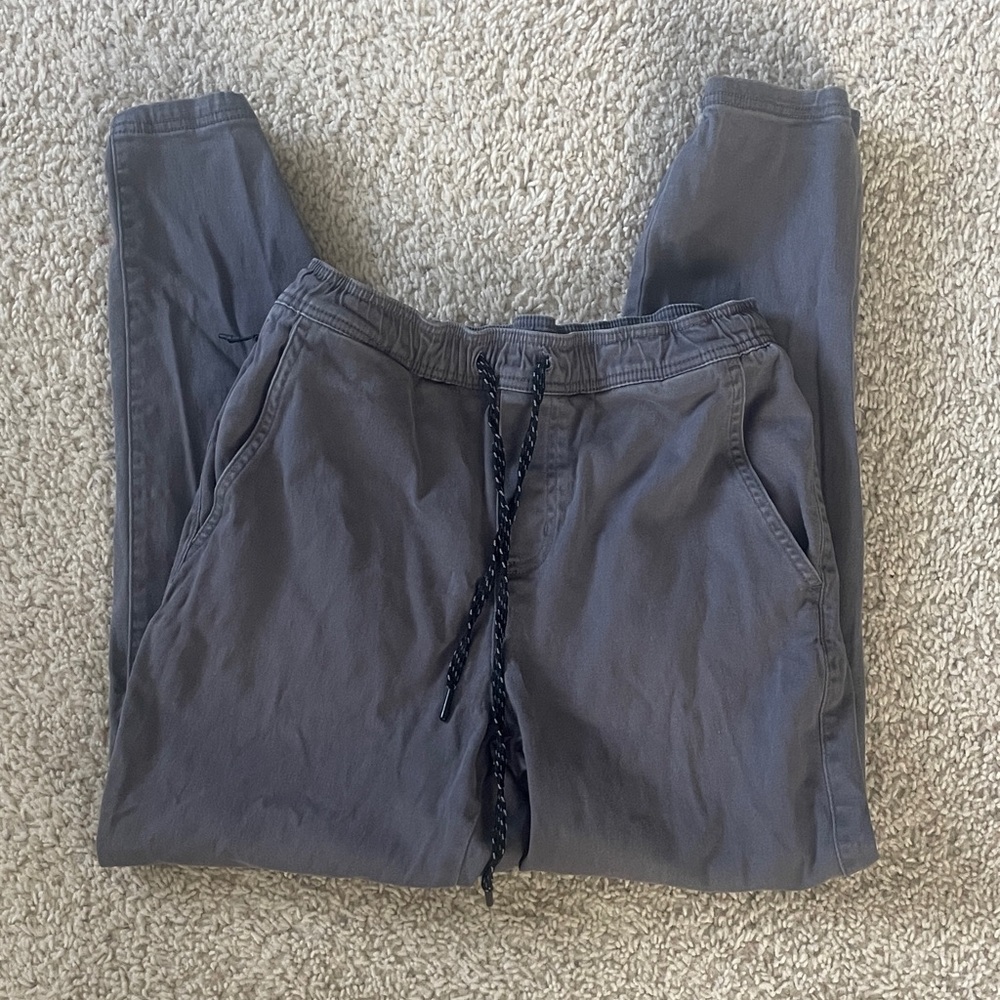 RSQ Men's Charcoal Joggers